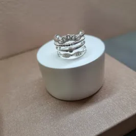 ANEL PRATA 4 FILEIRAS