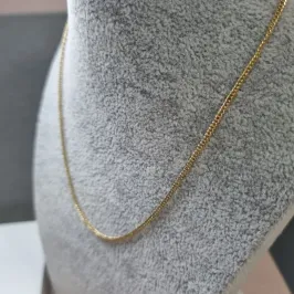 COLAR OURO CHAPINHA OVAL