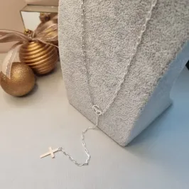 COLAR PRATA TERÇO DIVINO