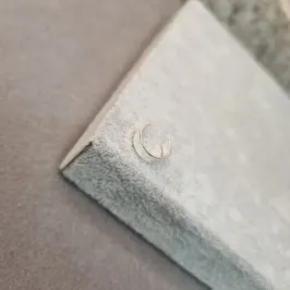 PIERCING PRATA CHAPADO