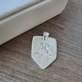 PINGENTE PRATA SÃO JORGE