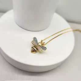 COLAR OURO ABELHINHA