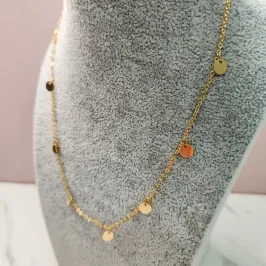 COLAR OURO DISCO PING