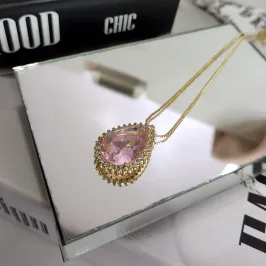 COLAR OURO GOTA Z ROSINHA