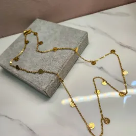 COLAR OURO LONGO DISCO