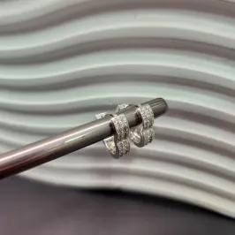 BRINCO PRATA ARGOLA COR Z M