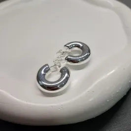 BRINCO PRATA ARGOLA GORDINHA