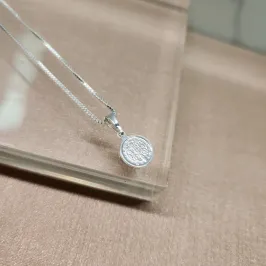 COLAR PRATA MEDALHAS SB MINI