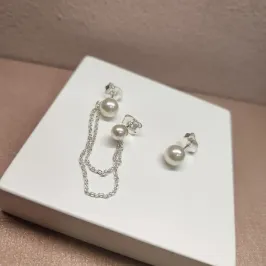 BRINCO PRATA PÉROLA CORR