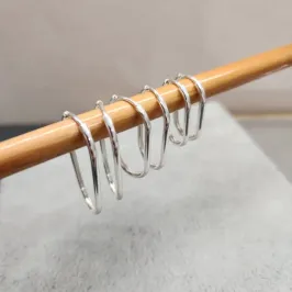 BRINCO PRATA TRIO ARG FIO  OVAL