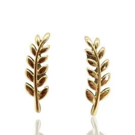 BRINCO OURO FOLHA