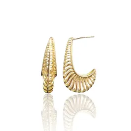 BRINCO OURO GOTA LISTRA