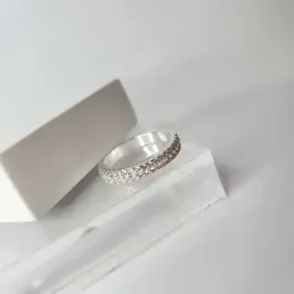 ANEL PRATA APARADOR DUPLO Z