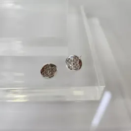 BRINCO PRATA FLOR ZIR M