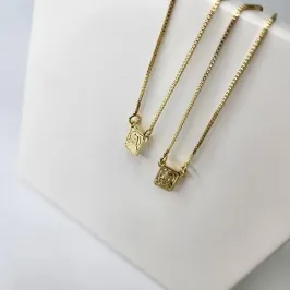 COLAR OURO ESCAPULÁRIO CLASSICO
