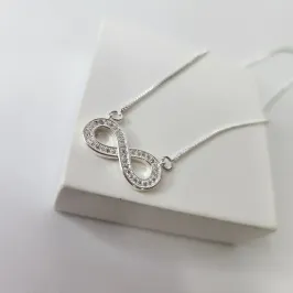 COLAR PRATA INFINITO