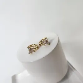 BRINCO OURO ARGOLA LAÇO