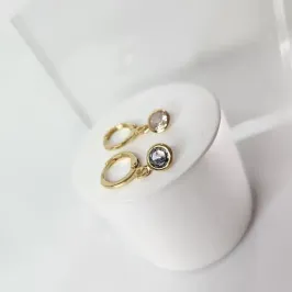 BRINCO OURO ARGOLA PONTO LUZ