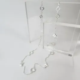 COLAR PRATA LONGO LOUIS DUAS VOLTAS