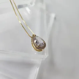 COLAR OURO GOTA LUXO