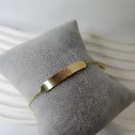 PULSEIRA OURO PLACA SORTE