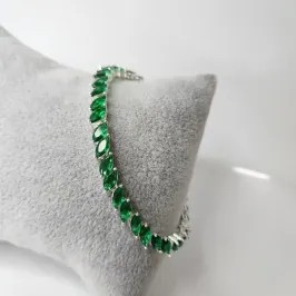 PULSEIRA PRATA LOS ESMERALDA