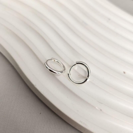 BRINCO PRATA ARGOLA LISA G