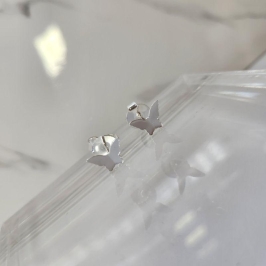 BRINCO PRATA BORBOLETA