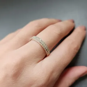 ANEL PRATA APARADOR DUPLO Z