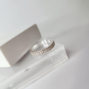 ANEL PRATA APARADOR DUPLO Z