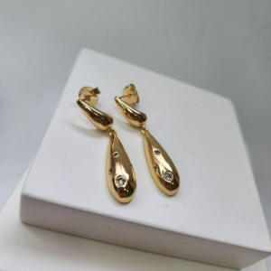 BRINCO OURO 2 GOTAS POÁ