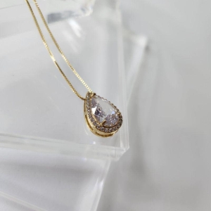 COLAR OURO GOTA LUXO