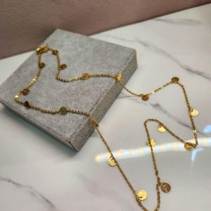 COLAR OURO LONGO DISCO