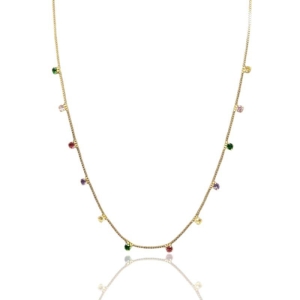 COLAR OURO PONTINHOS DE LUZ C