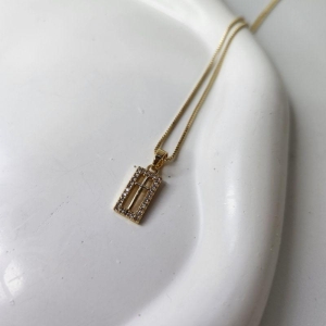 COLAR OURO RETANG CRUZ Z