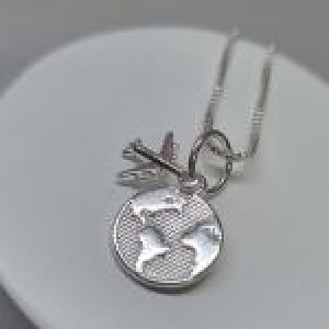 COLAR PRATA AMO VIAJAR