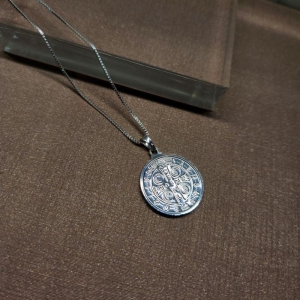 COLAR PRATA MEDALHAS SB