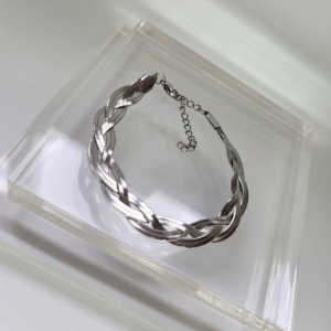 PULSEIRA AÇO TRANÇA