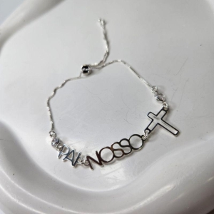 PULSEIRA PRATA PAI NOSSO