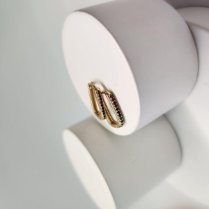 BRINCO OURO ARGOLA RET ZIRC C P