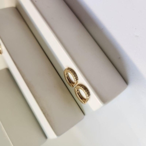 BRINCO OURO ARGOLA ZIRC FINA	P