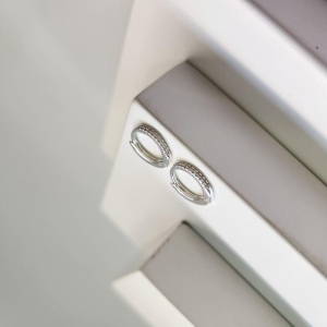 BRINCO PRATA ARGOLA ZIRC FINA M