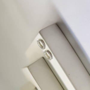 BRINCO PRATA ARGOLA ZIRC FINA P