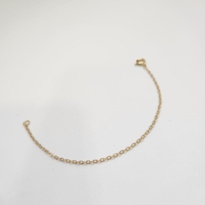 PULSEIRA OURO INFANTIL CORRENTE CADEADO