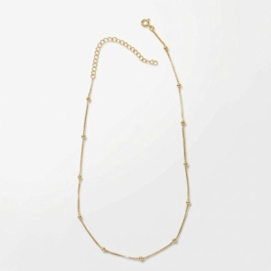COLAR OURO BOLINHAS