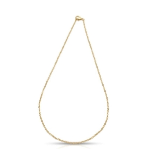 COLAR CORRENTE CADEADO BANHADO A OURO 18K