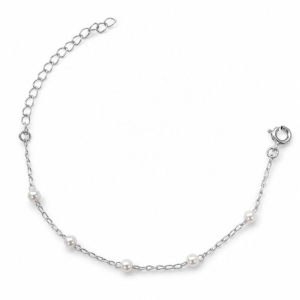 PULSEIRA PRATA PÉROLAS