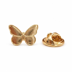 BROCHE OURO BORBOLETA