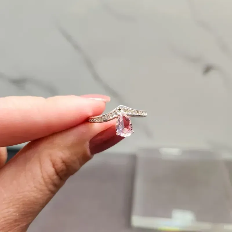 ANEL PRATA GOTINHA ROSINHA