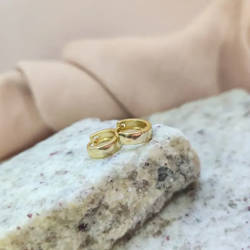 BRINCO ARGOLA OURO P CHAP L